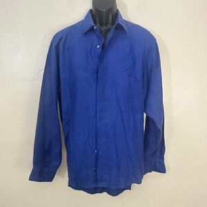 Wilke-Rodriguez Linen Long Sleeve Shirt Medium Gently worn 100% linen